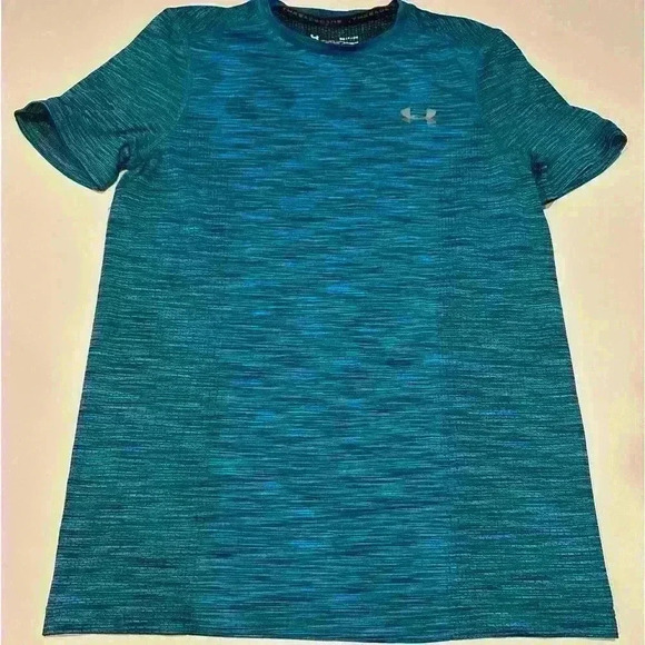 Under Armour HeatGear Fitted Short Sleeve Shirt Size Small - Picture 2 of 3